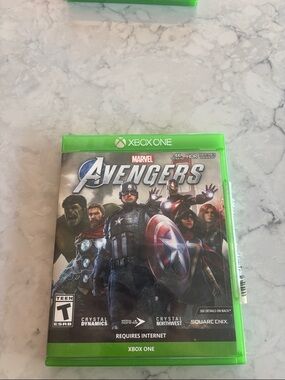 Xbox One Marvel Avengers Video Game - Green Case